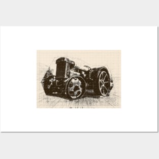 1917 Fordson Tractor 1 Posters and Art